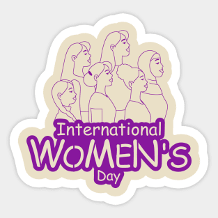 International Womens Day Sticker